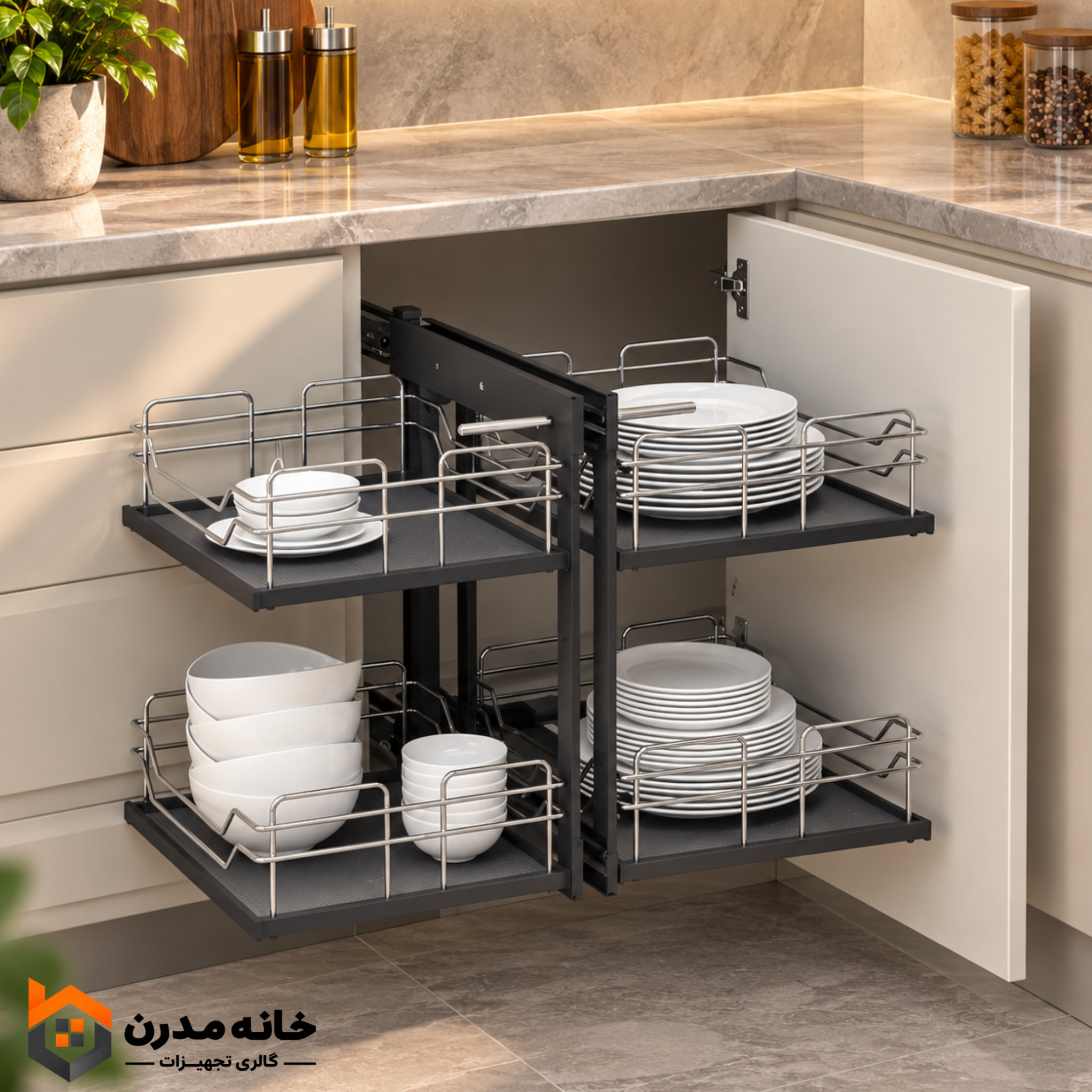 مجیک کرنر پلاتین پرو ( آنتی اسلیپ ) تیتانیوم 87121+97123