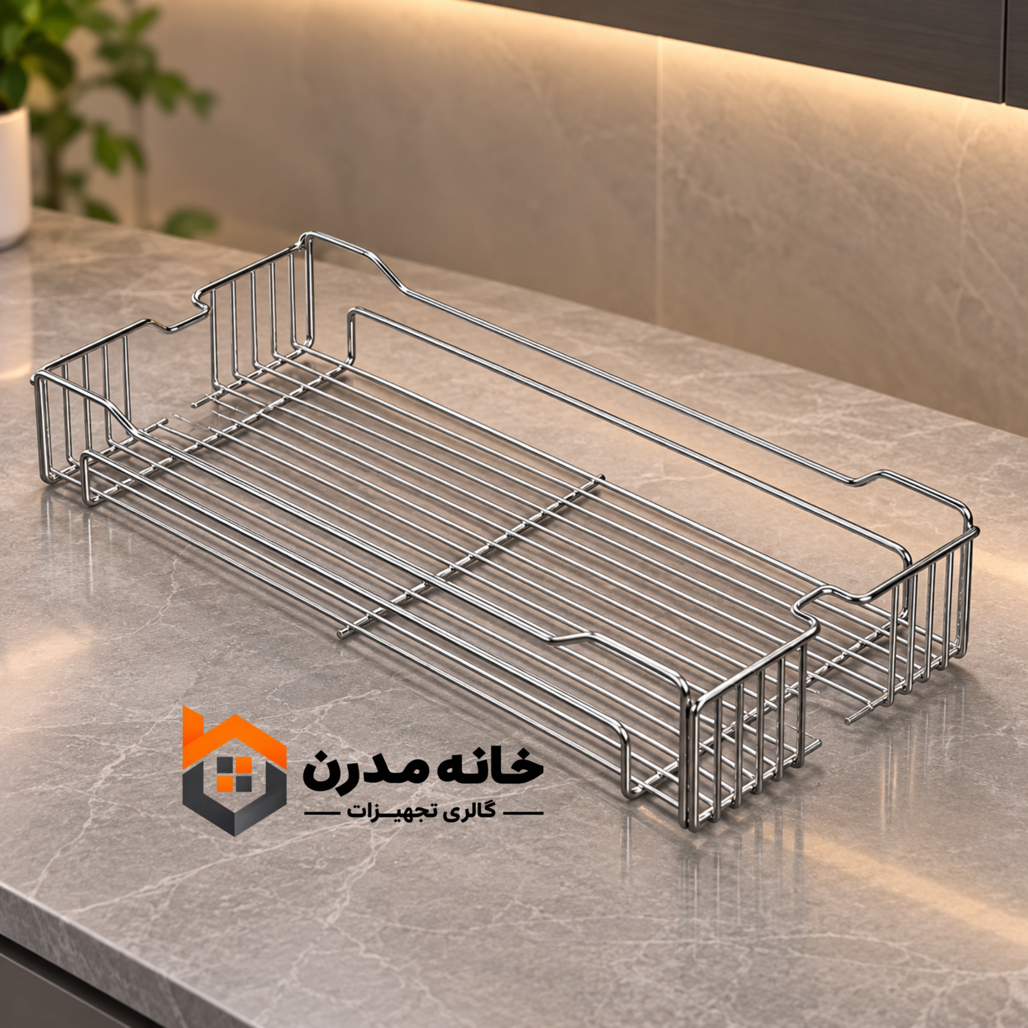 سبد مشترک سوپر وسط و کف ریل جونیور - یونیت 30 - 3 طبقه پلاتین 5033