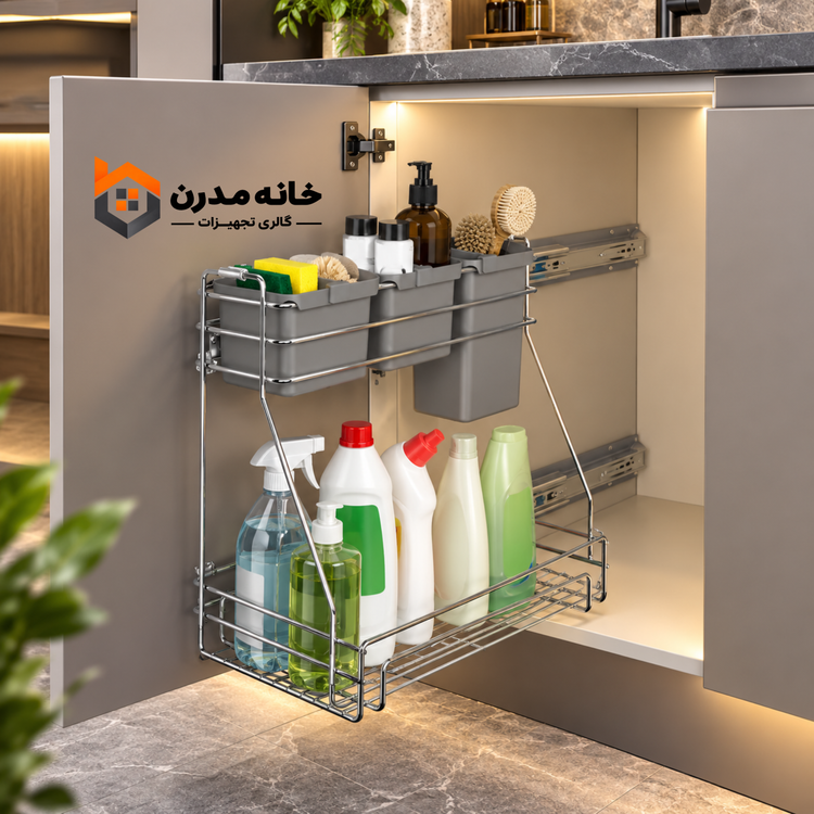 سبد شوینده ریل پهلو پلاتین 3411