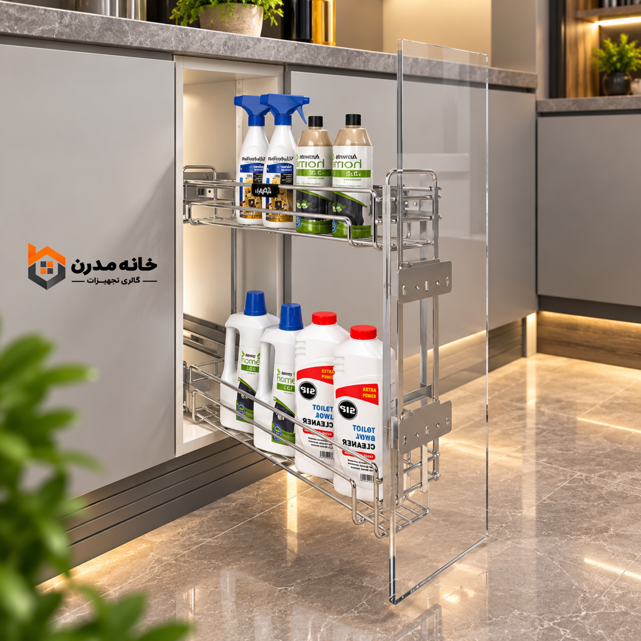 سبد شوینده ریل پهلو پلاتین 3421